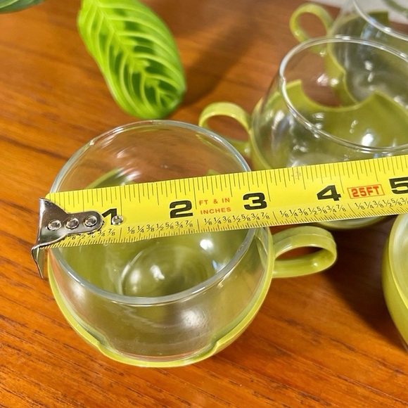 Vintage Pyrex Drinkups Roly Poly Glasses - Picture 4 of 10